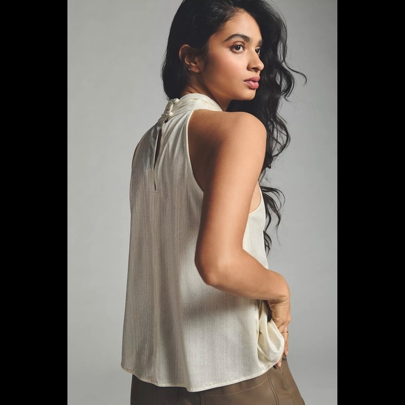 Anthropologie Sunday in Brooklyn Shine Halter Top - Picture 4 of 16